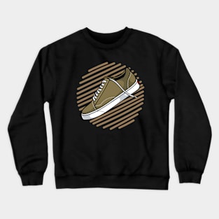 Olive Skate Sneaker Crewneck Sweatshirt